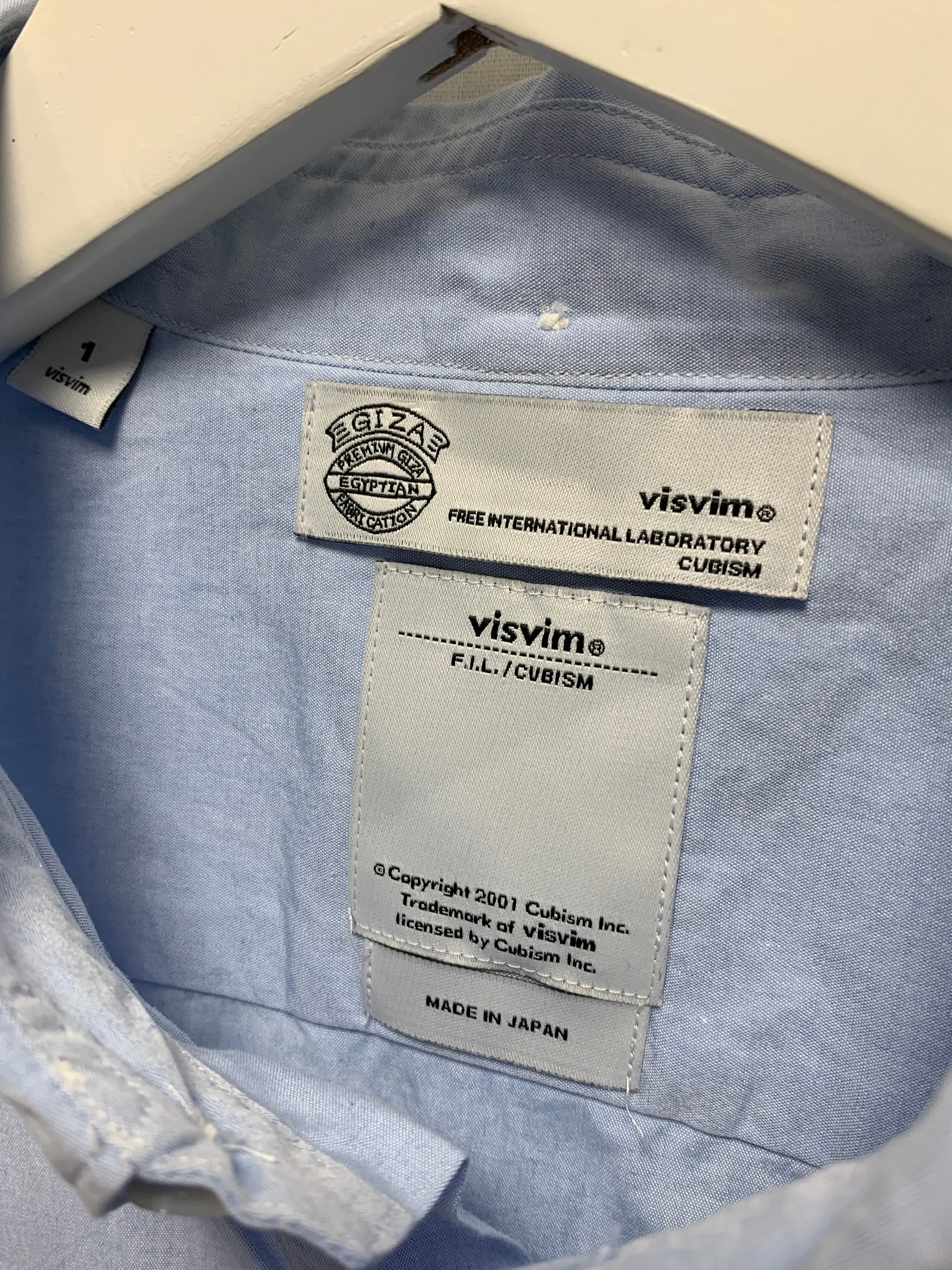 [S] Visvim 15AW Adobe B.D. Pizi L/S Giza Shirt