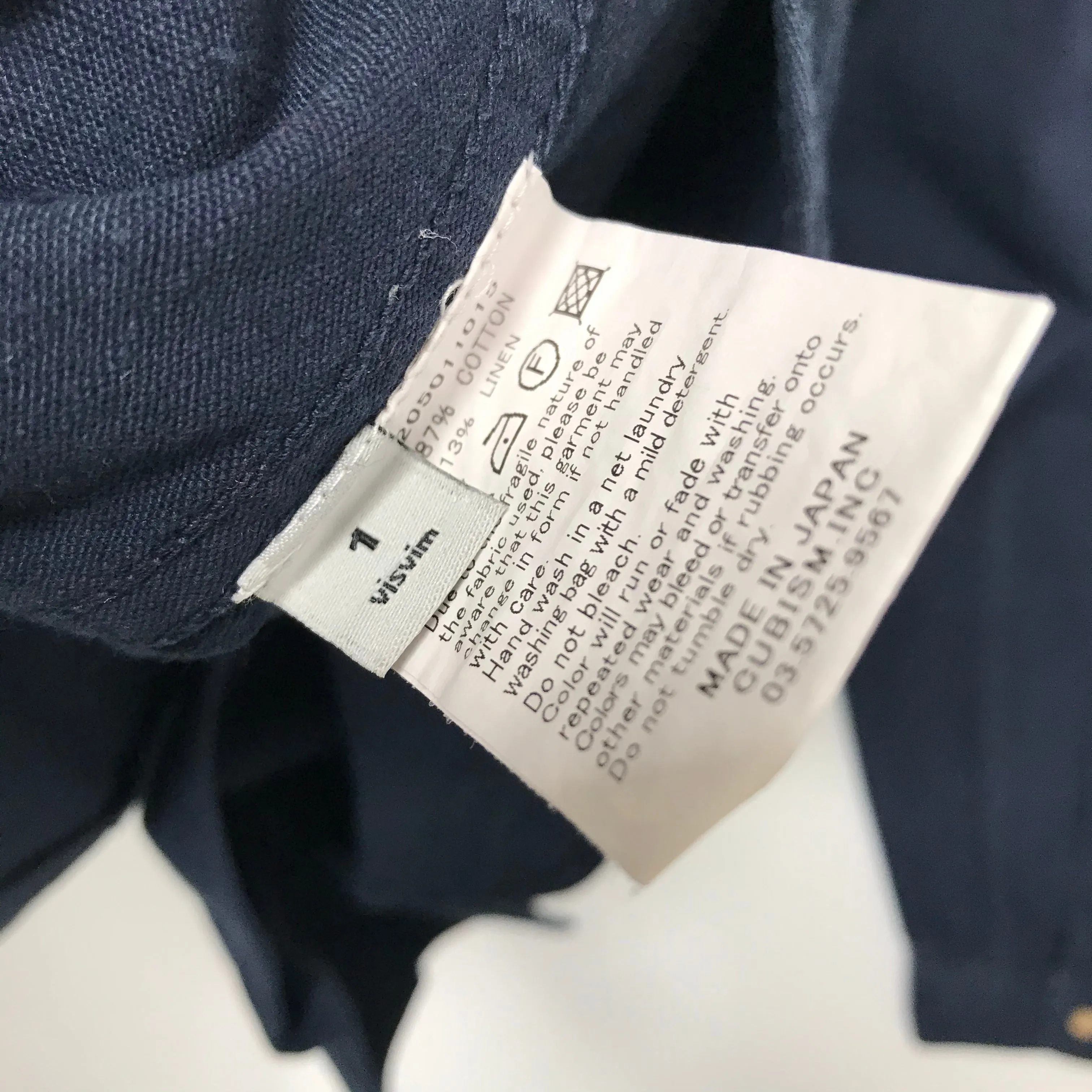[S] Visvim 16AW Long Rider Shirt L/S Over Dye Indigo