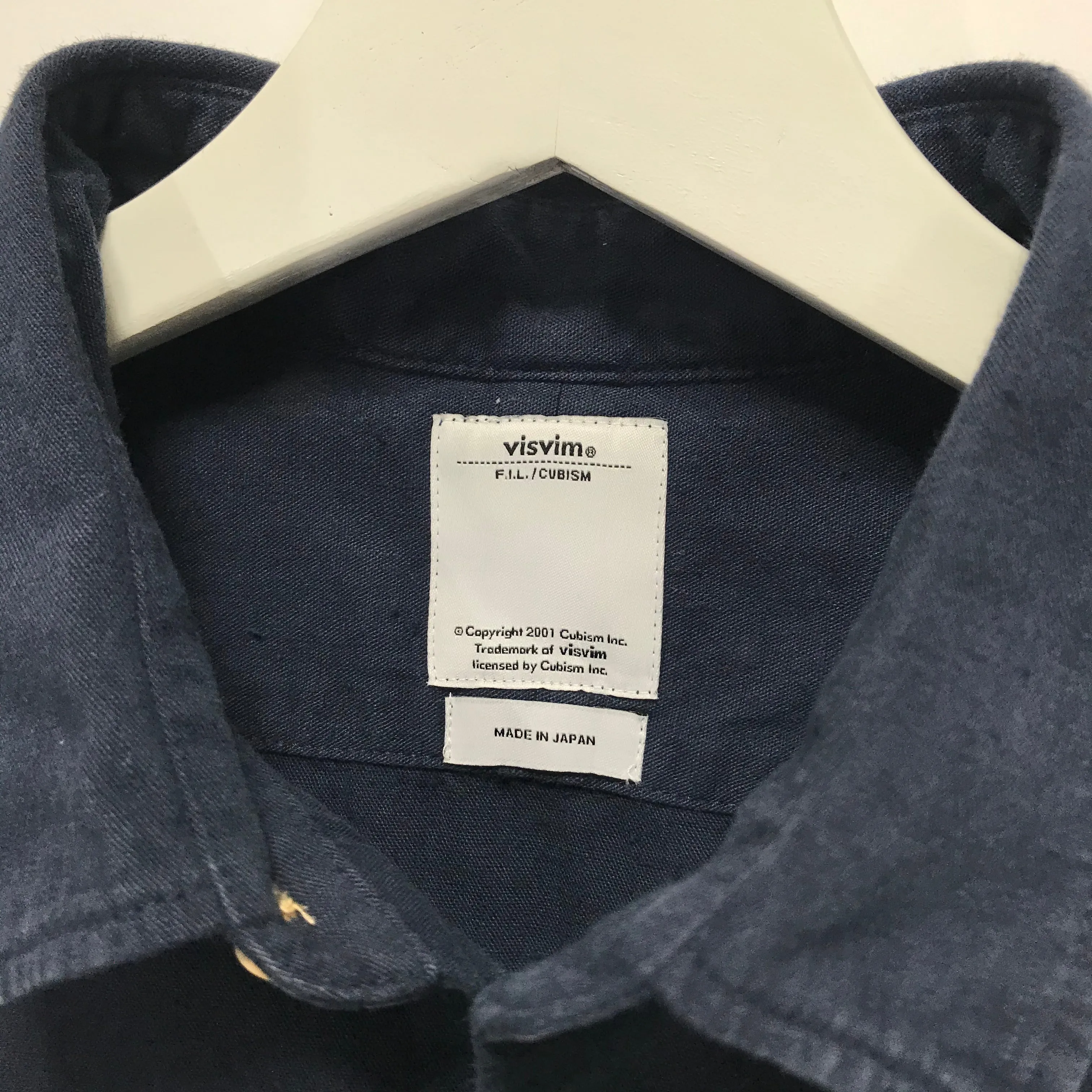 [S] Visvim 16AW Long Rider Shirt L/S Over Dye Indigo