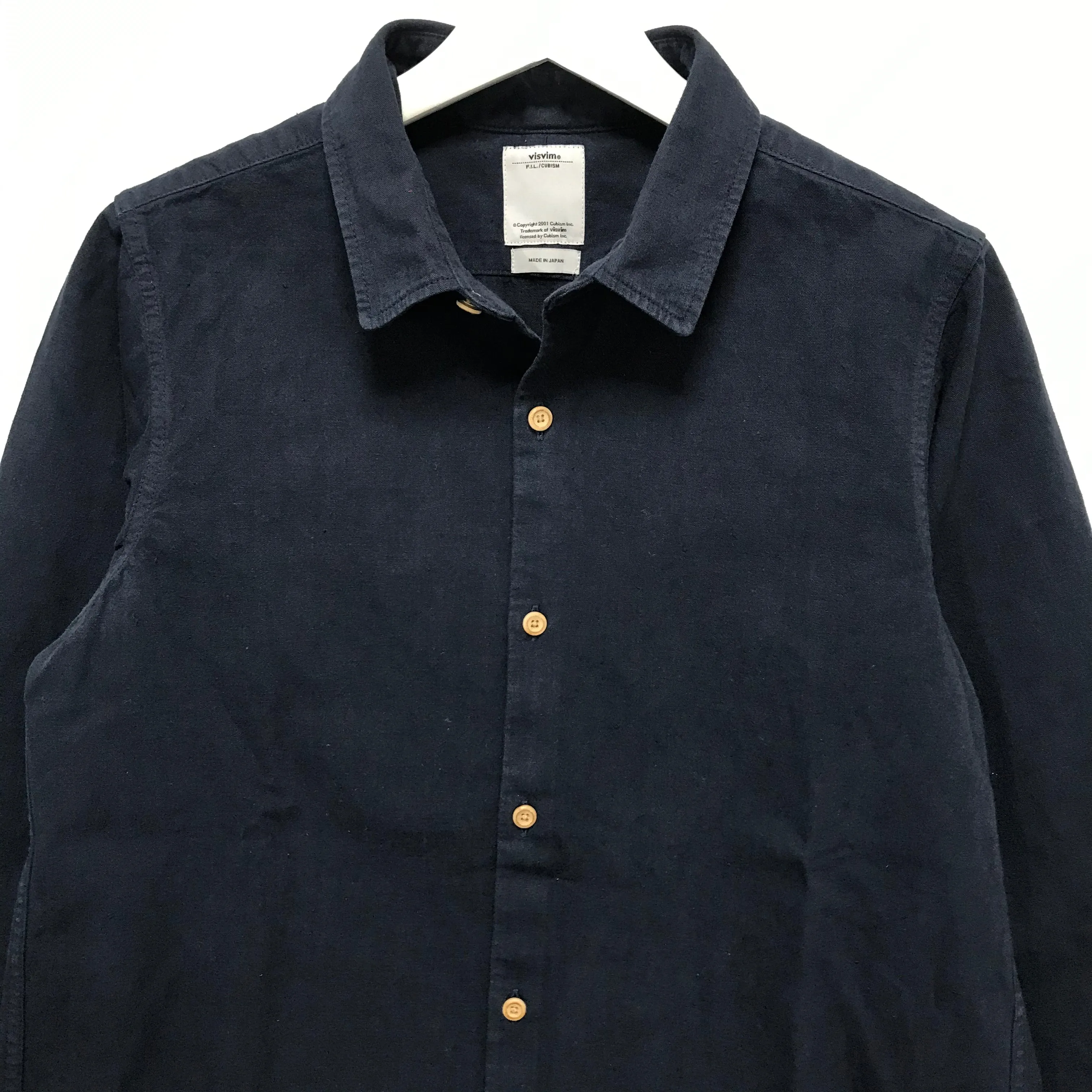 [S] Visvim 16AW Long Rider Shirt L/S Over Dye Indigo