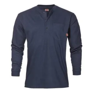 Saf-Tech 6oz FR Cotton Henley HENL27