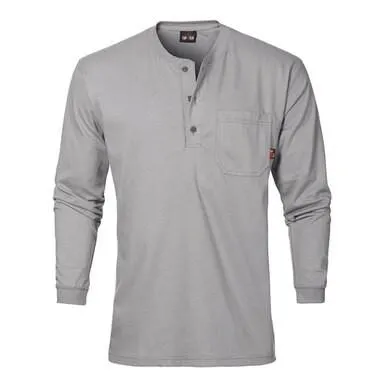 Saf-Tech 6oz FR Cotton Henley HENL27