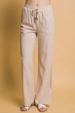 Sailor Ready Linen Pants - Khaki
