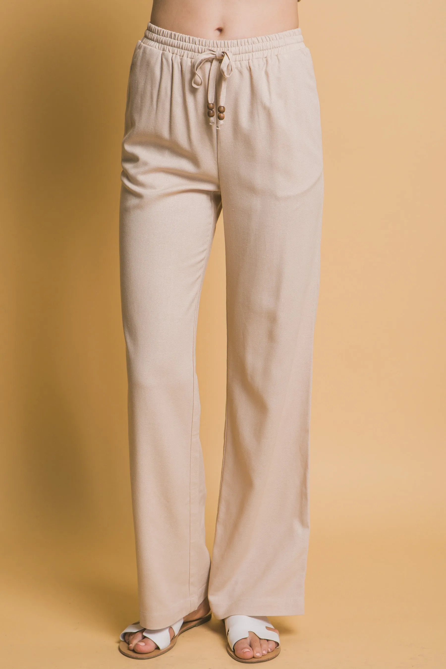 Sailor Ready Linen Pants - Khaki