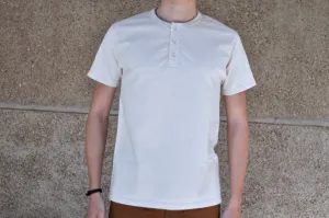 Samurai 12oz "Nippon Cotton" Heavyweight Henley Tee (Natural)