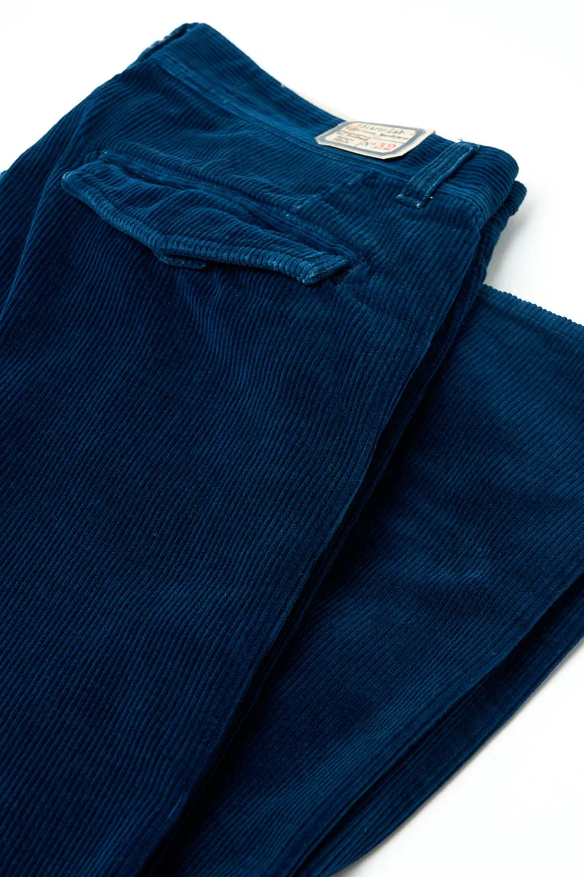 Scarti Lab Chinos 101-SH454 Indigo Corduroy One Wash