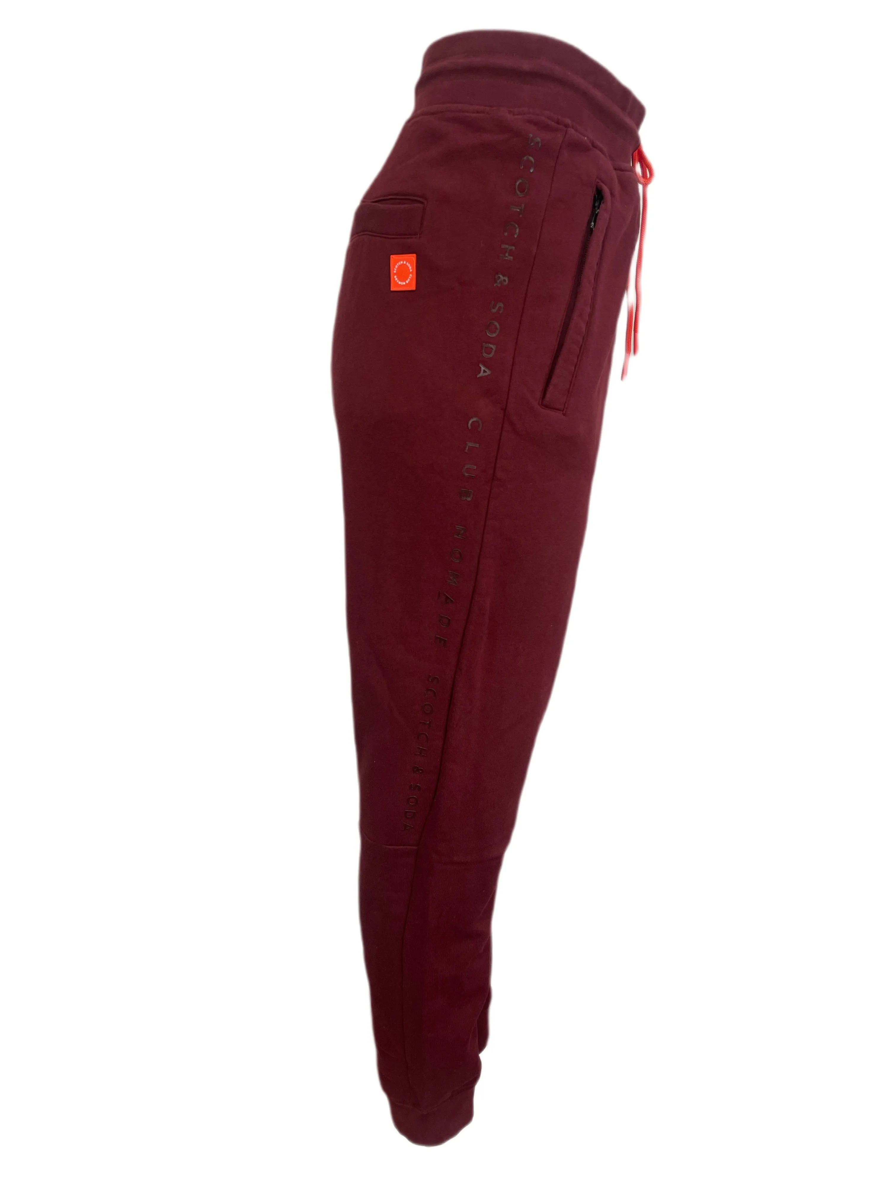 SCOTCH & SODA Women's Bordo Fleece Joggers Pants #475 L NWOT