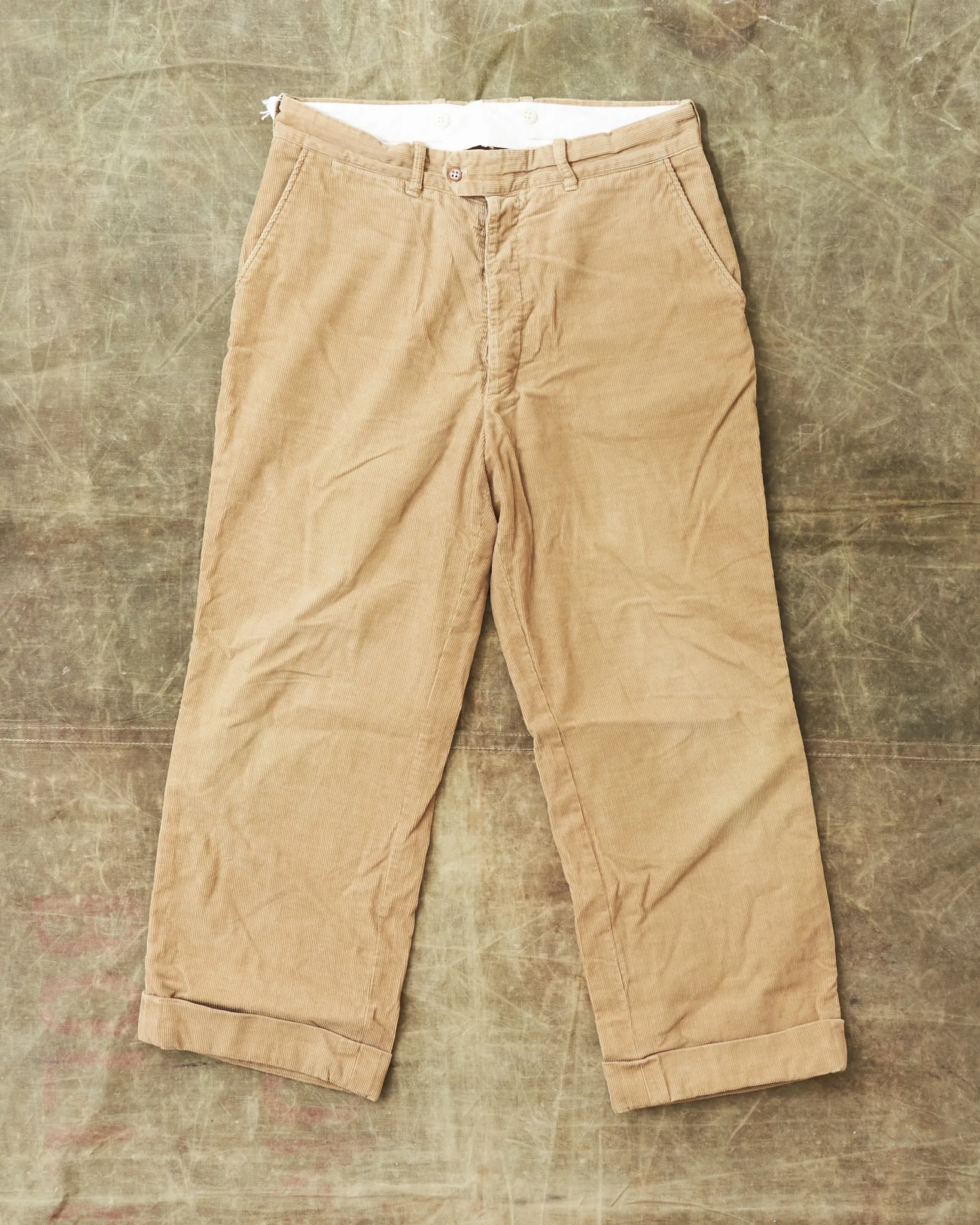 Second Hand At Last & Co. Corduroy Pants Khaki Size 36