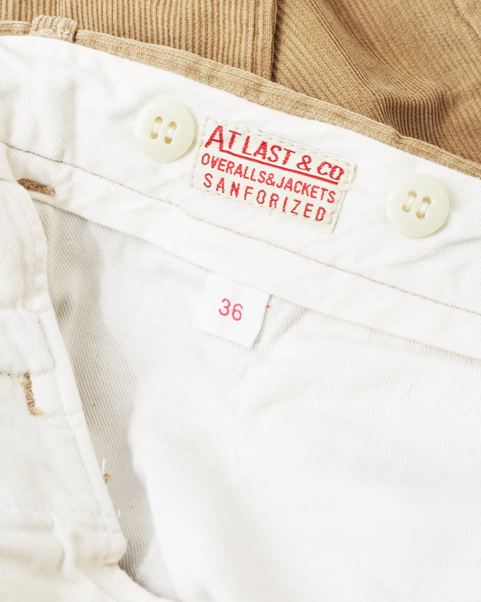 Second Hand At Last & Co. Corduroy Pants Khaki Size 36