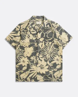 Selleck Shirt - Foliage Charcoal Grey