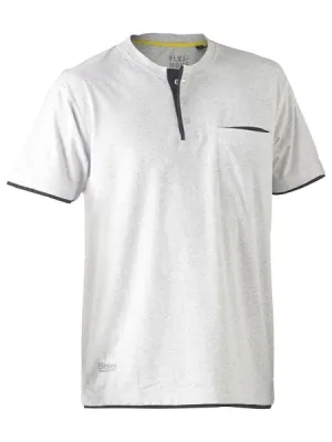 SHIRT FLEX & MOVE™ COTTON HENLEY TEE S/SLEEVE 160GSM UKK1932