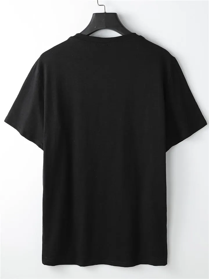 Simple Design Two-Piece Outfit Round Neck T-Shirts   Drawstring Pants