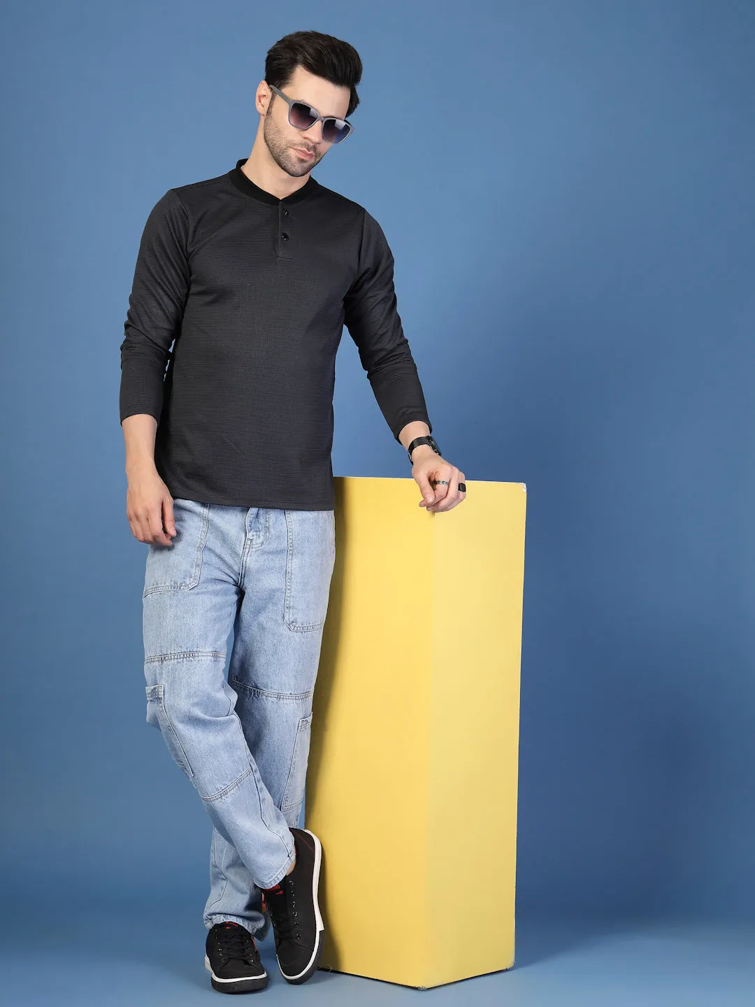 Soft Polyester Waffle T-Shirt