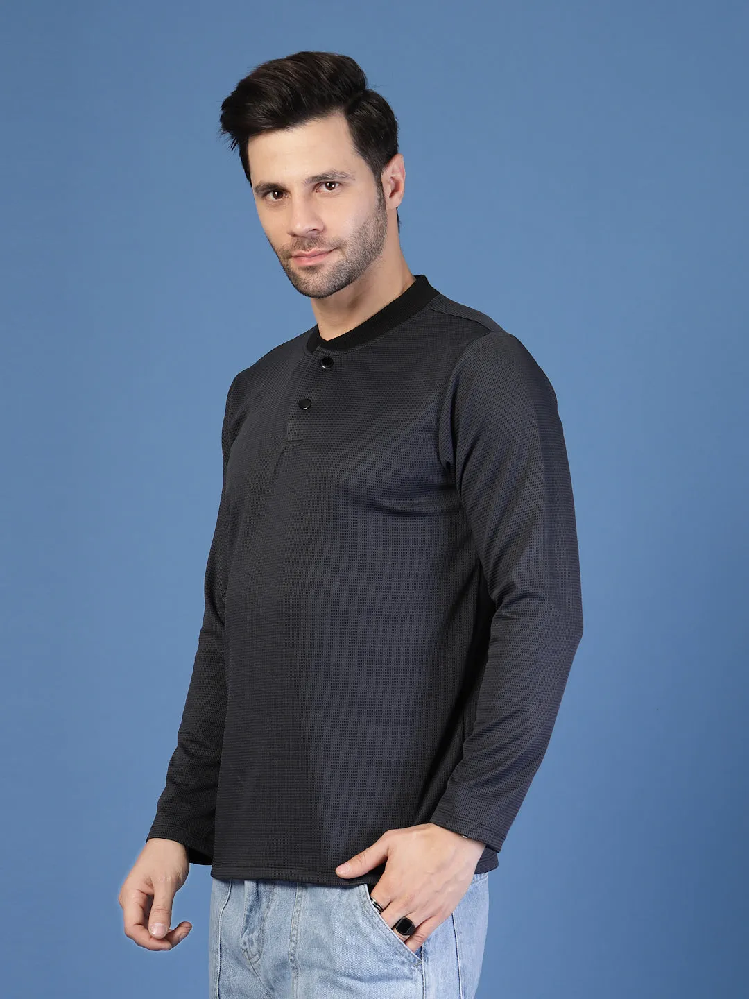 Soft Polyester Waffle T-Shirt