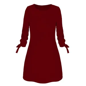 Solid Color Dress