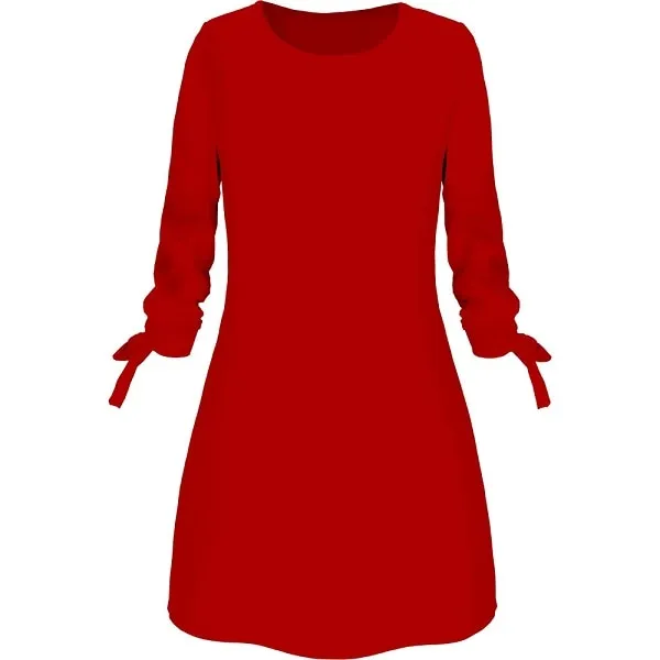Solid Color Dress