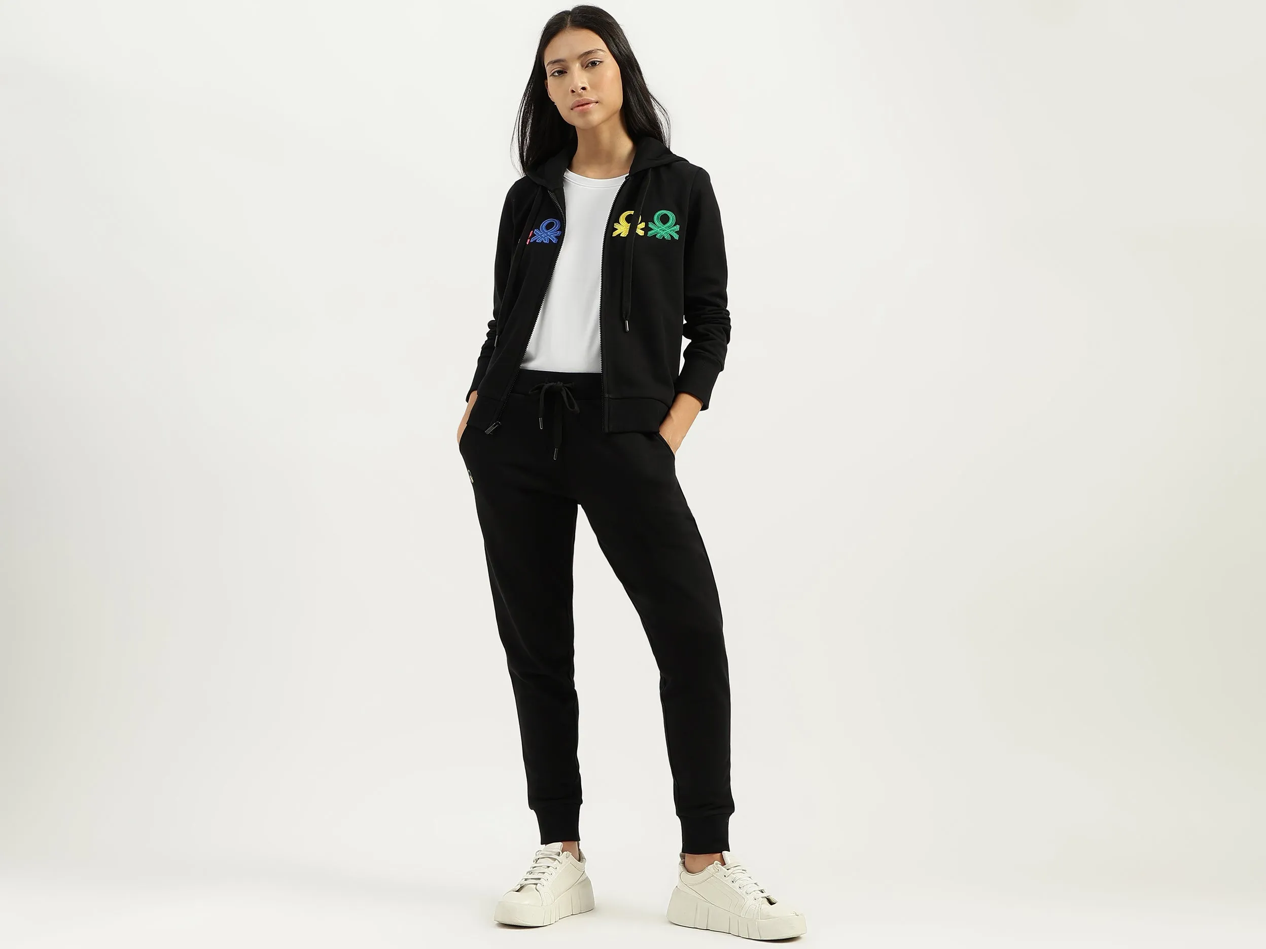 Solid Narrow Fit Track Pants