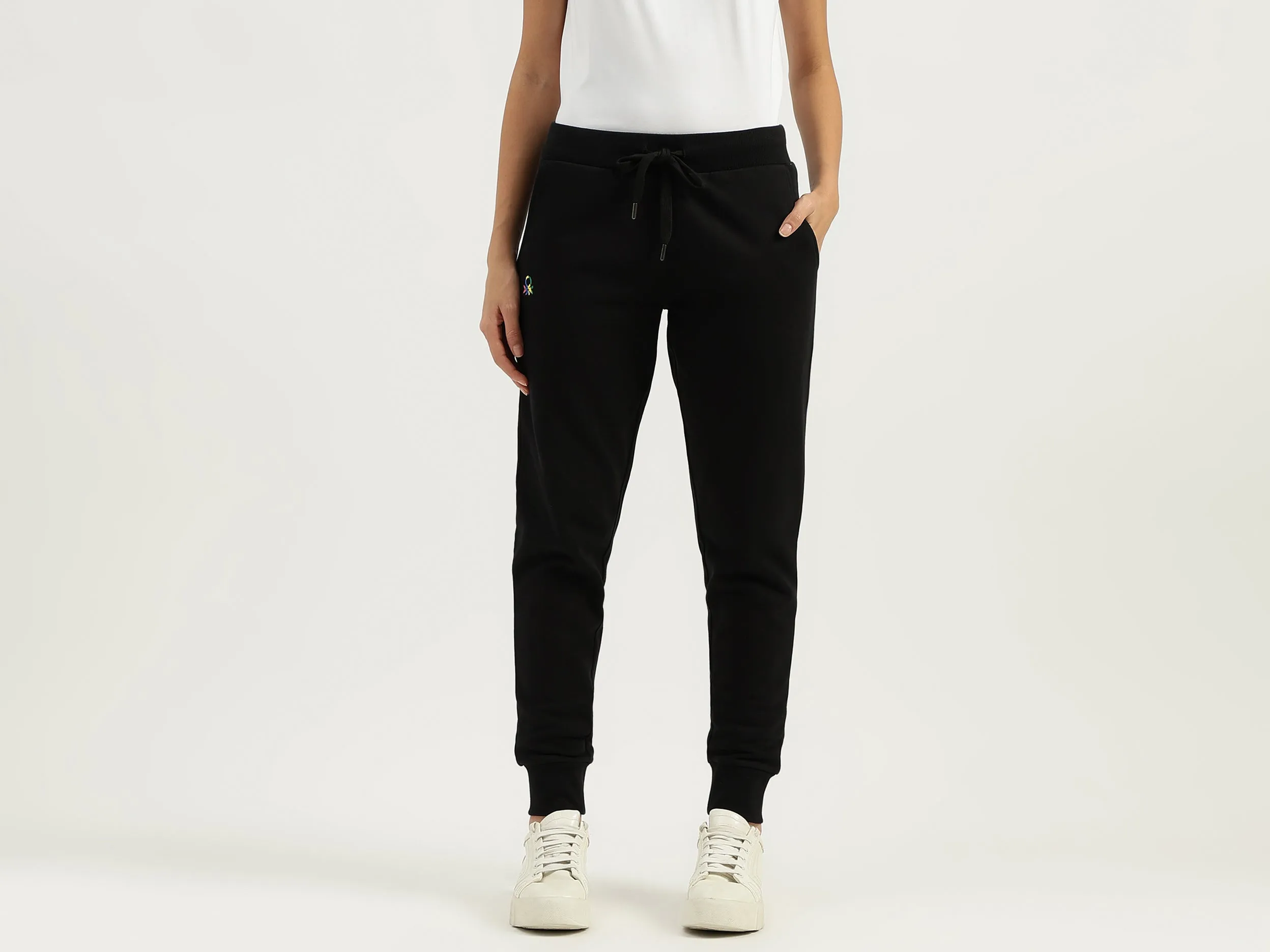 Solid Narrow Fit Track Pants