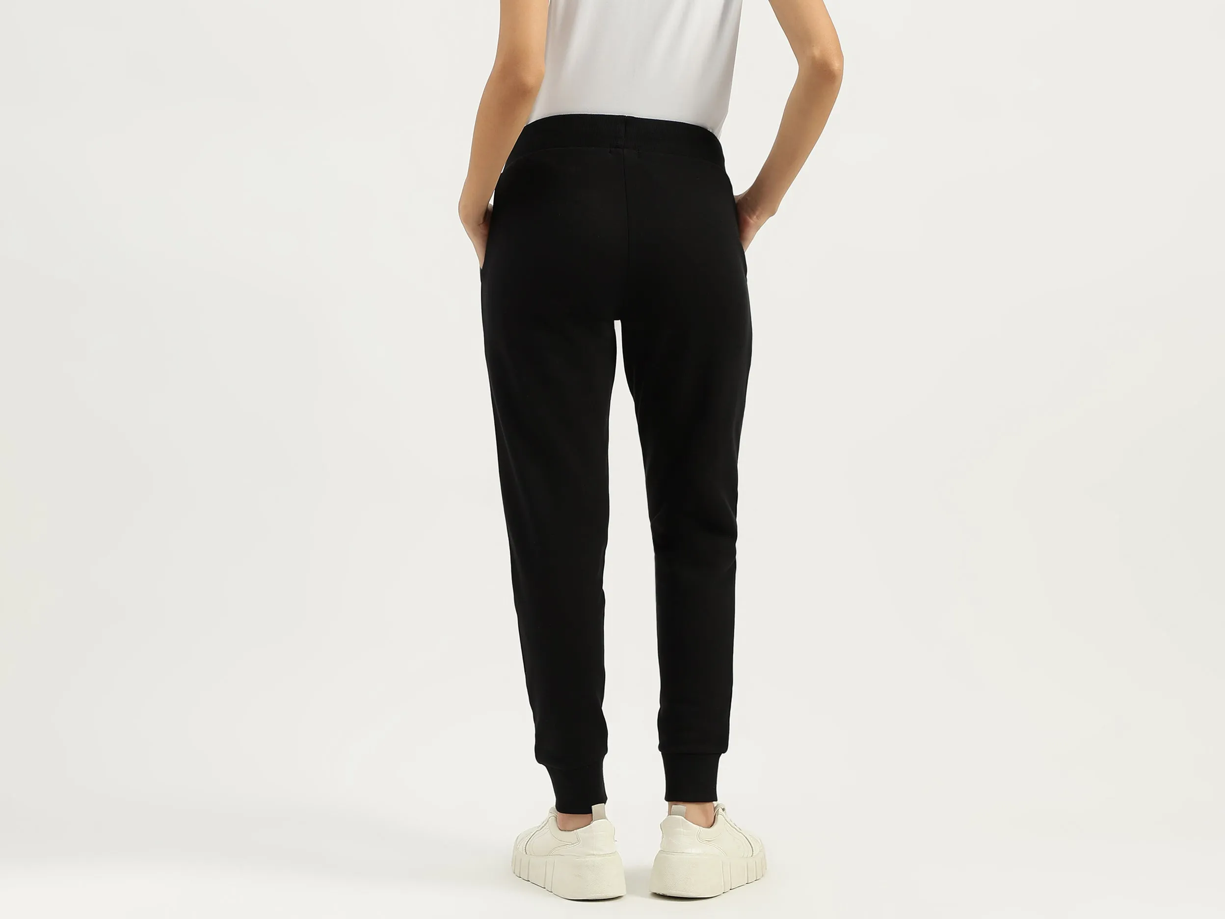 Solid Narrow Fit Track Pants