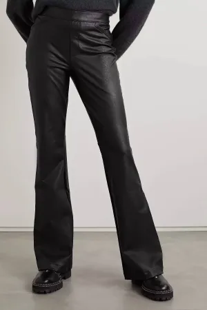 Spanx - Women's Leather Like Flared Pants