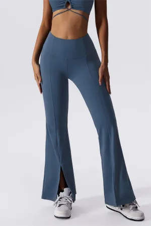 Split-Hem Flared Pants