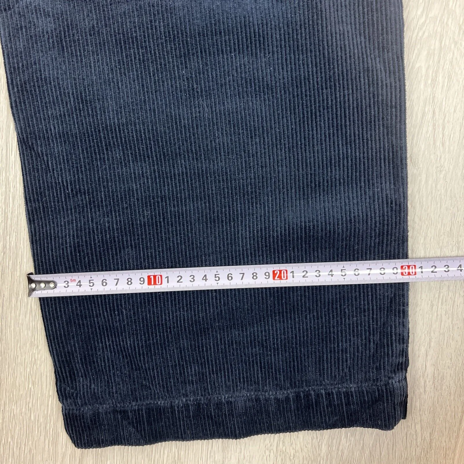 Sportscraft Womens Navy Blue Corduroy Wide Leg Pants Size 6