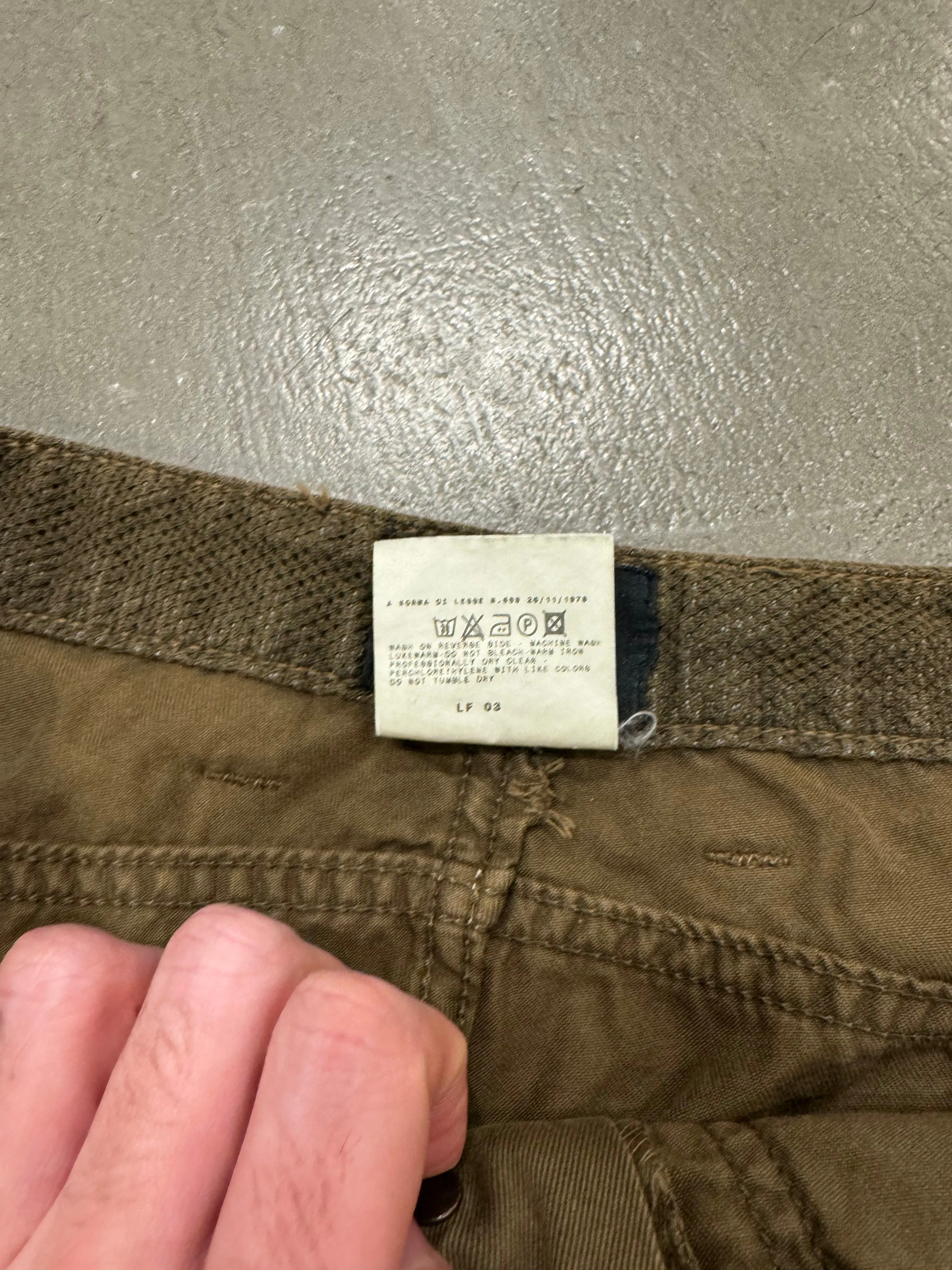 SS2003 Dolce & Gabbana military cargo pants