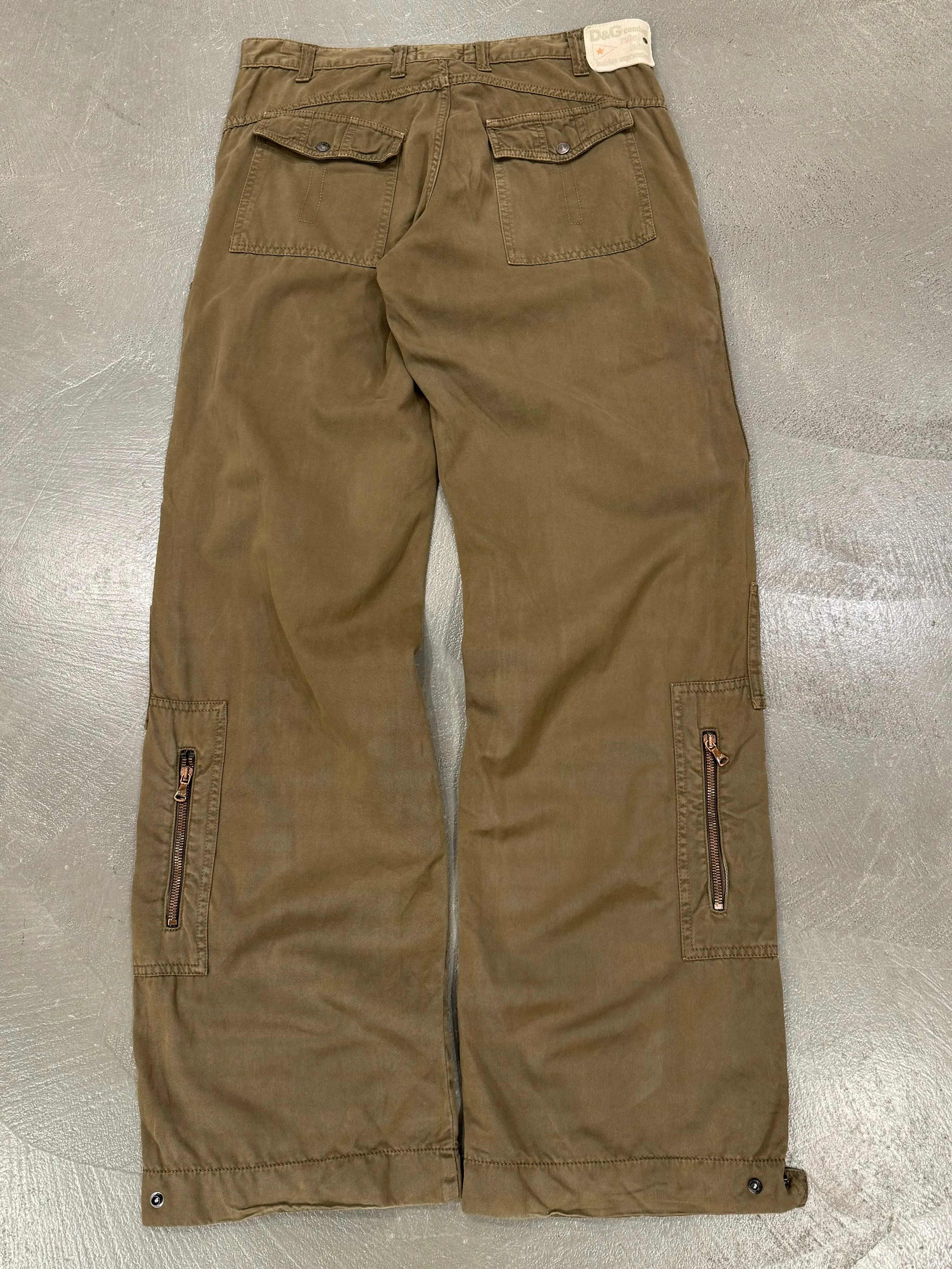 SS2003 Dolce & Gabbana military cargo pants