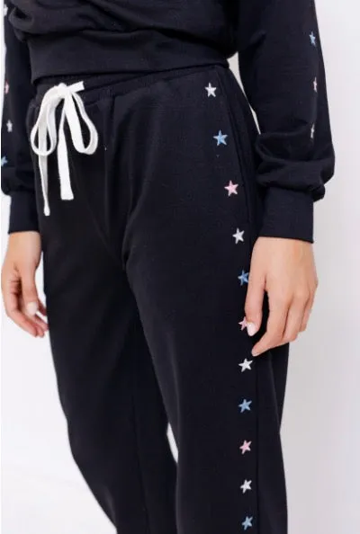 Star Embroidered 2 Pocket Joggers