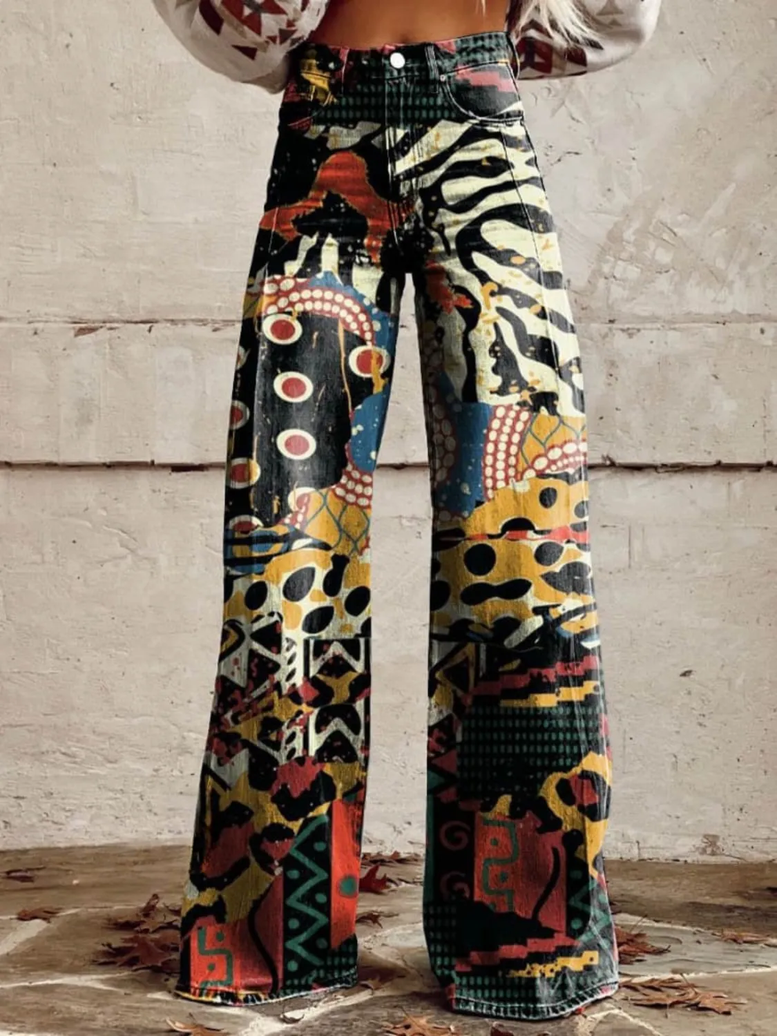 Stephania | Vintage Flared Pants