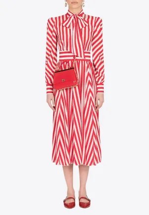 Striped Midi Dress