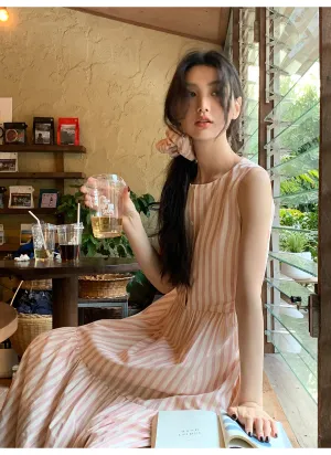 Striped vest dress