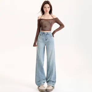Stunning Straight Leg Jeans Designed for a Flattering Fit