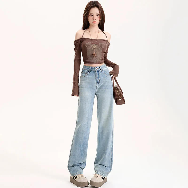 Stunning Straight Leg Jeans Designed for a Flattering Fit