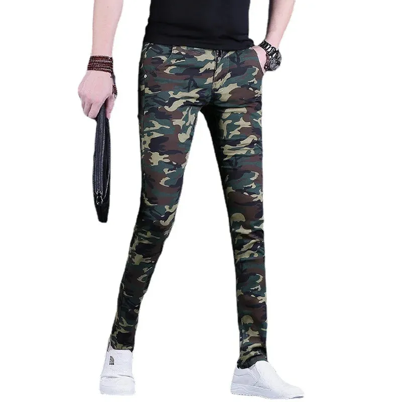 Summer Camouflage Jeans: Stylish and Lightweight Slim Fit Trousers for Men
