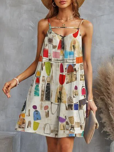 Summer Favorite Sleeveless Shift Dress