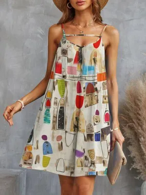 Summer Favorite Sleeveless Shift Dress