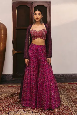 Suni Croptop cape set