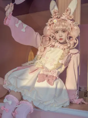 Sweet Lolita Dress Polyester Long Sleeves
