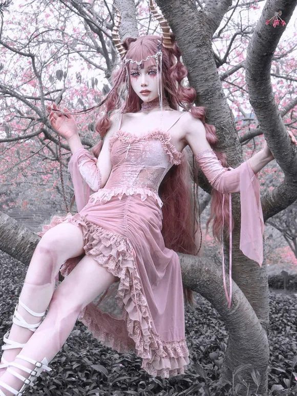 Sweet Lolita Dress Polyester Sleeveless Lolita Dress