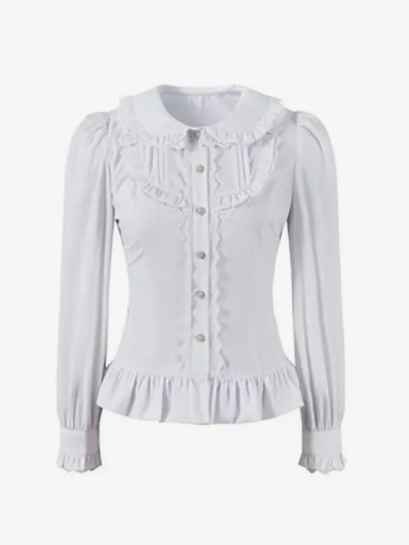 Sweet Lolita Dress Polyester Sleeveless Ruffles Sweet Lolita Dress