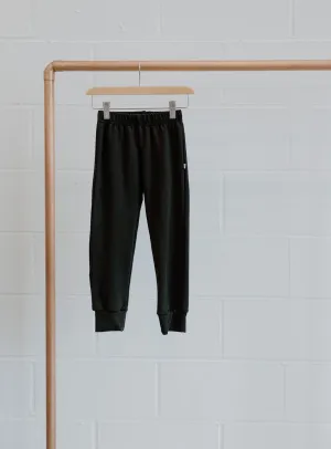 Take Me Away:  Black Terry Joggers