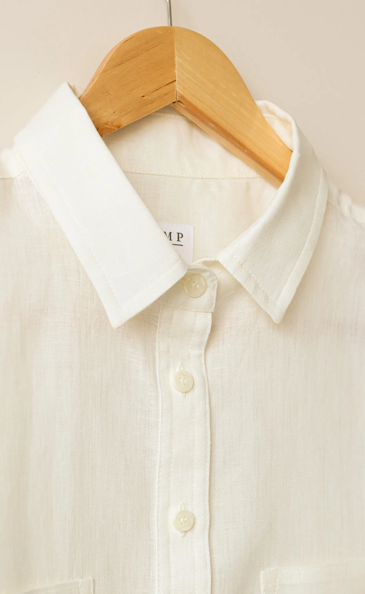 The Friend - Wayward Fit - Cream 100% Linen