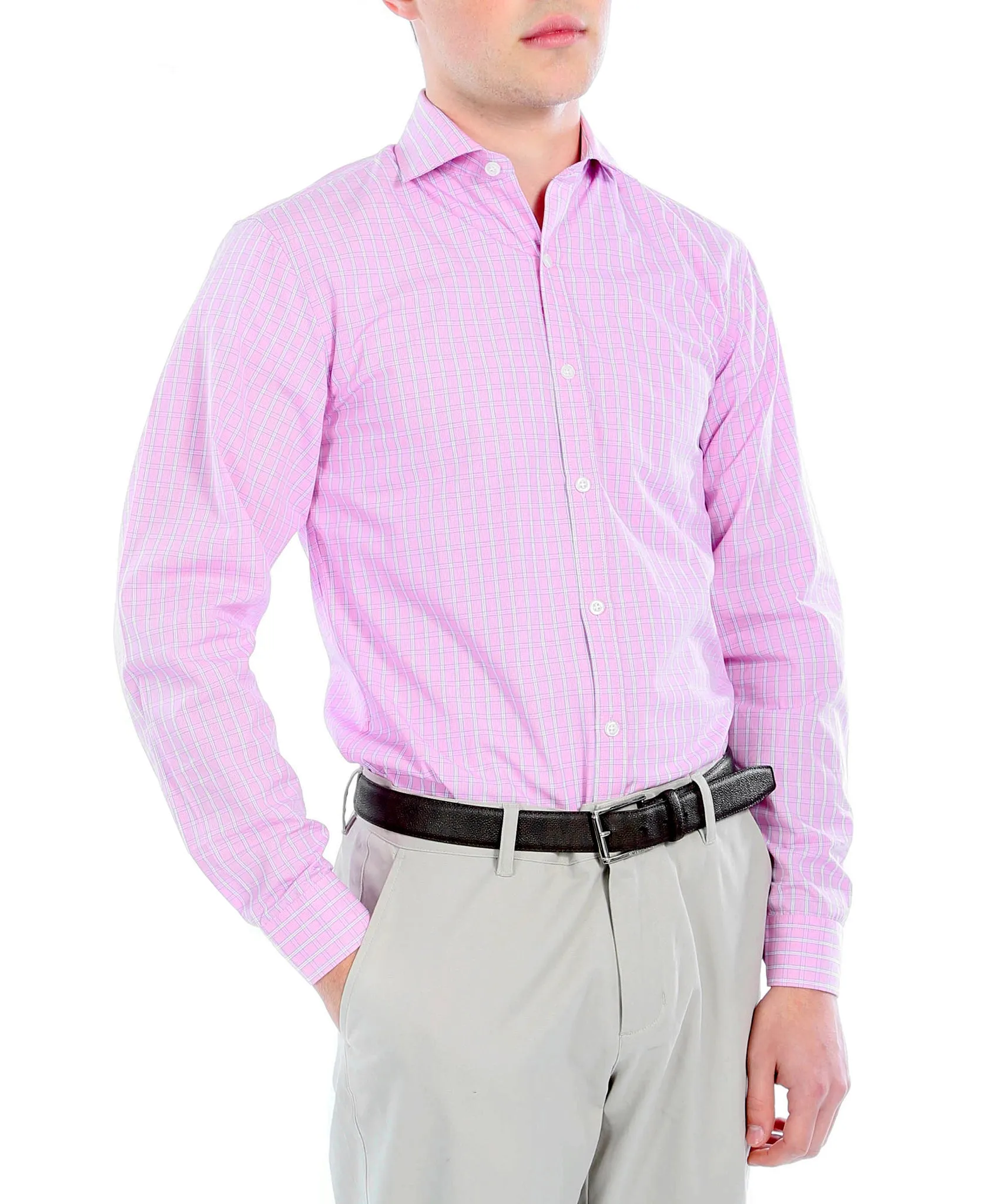 The Henley Slim Fit Cotton Dress Shirt