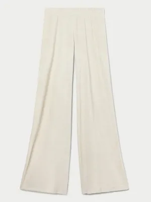 The Lito Low Rise Flare Pants in Terry