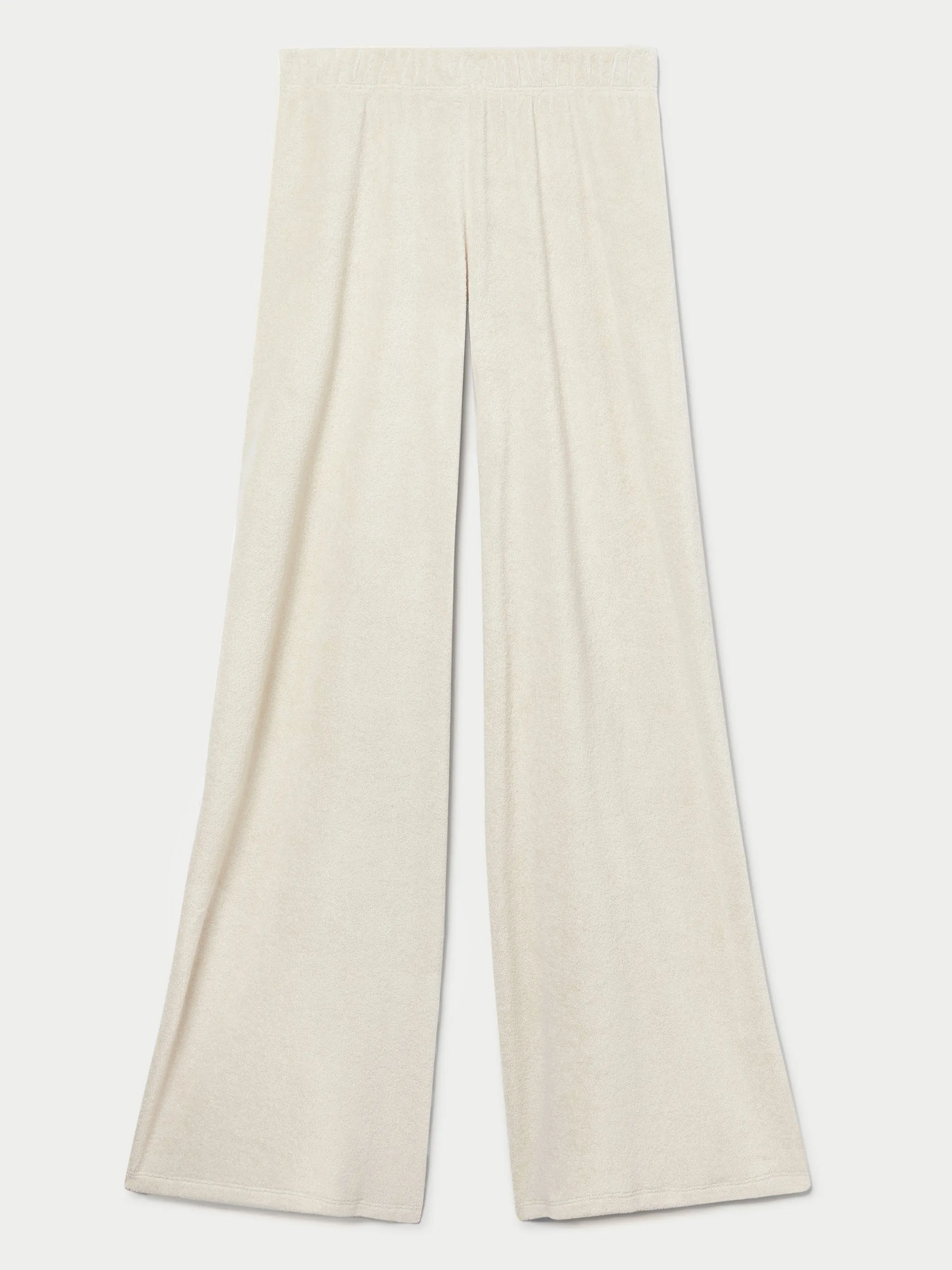 The Lito Low Rise Flare Pants in Terry