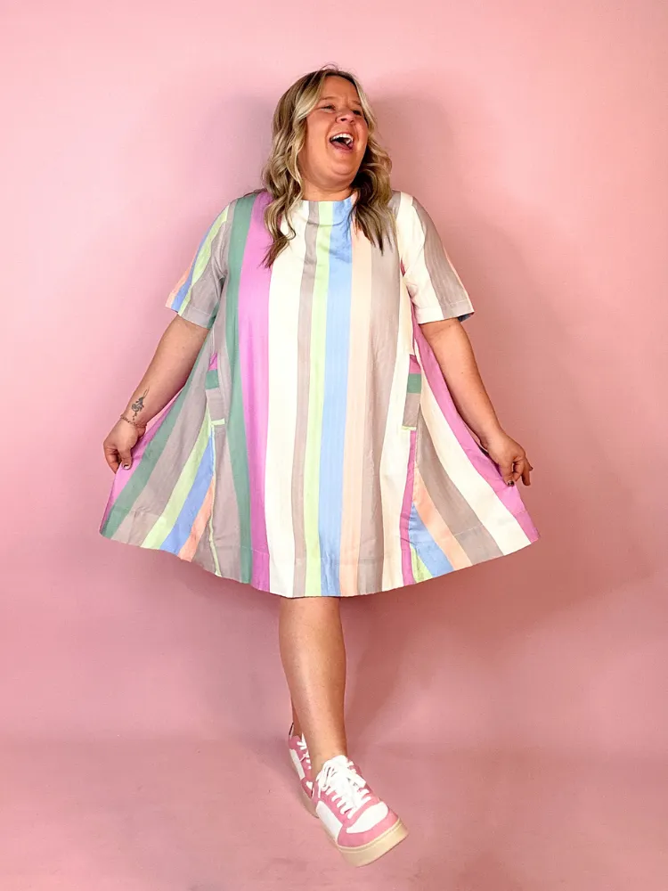 The Polly Dress - Pastel