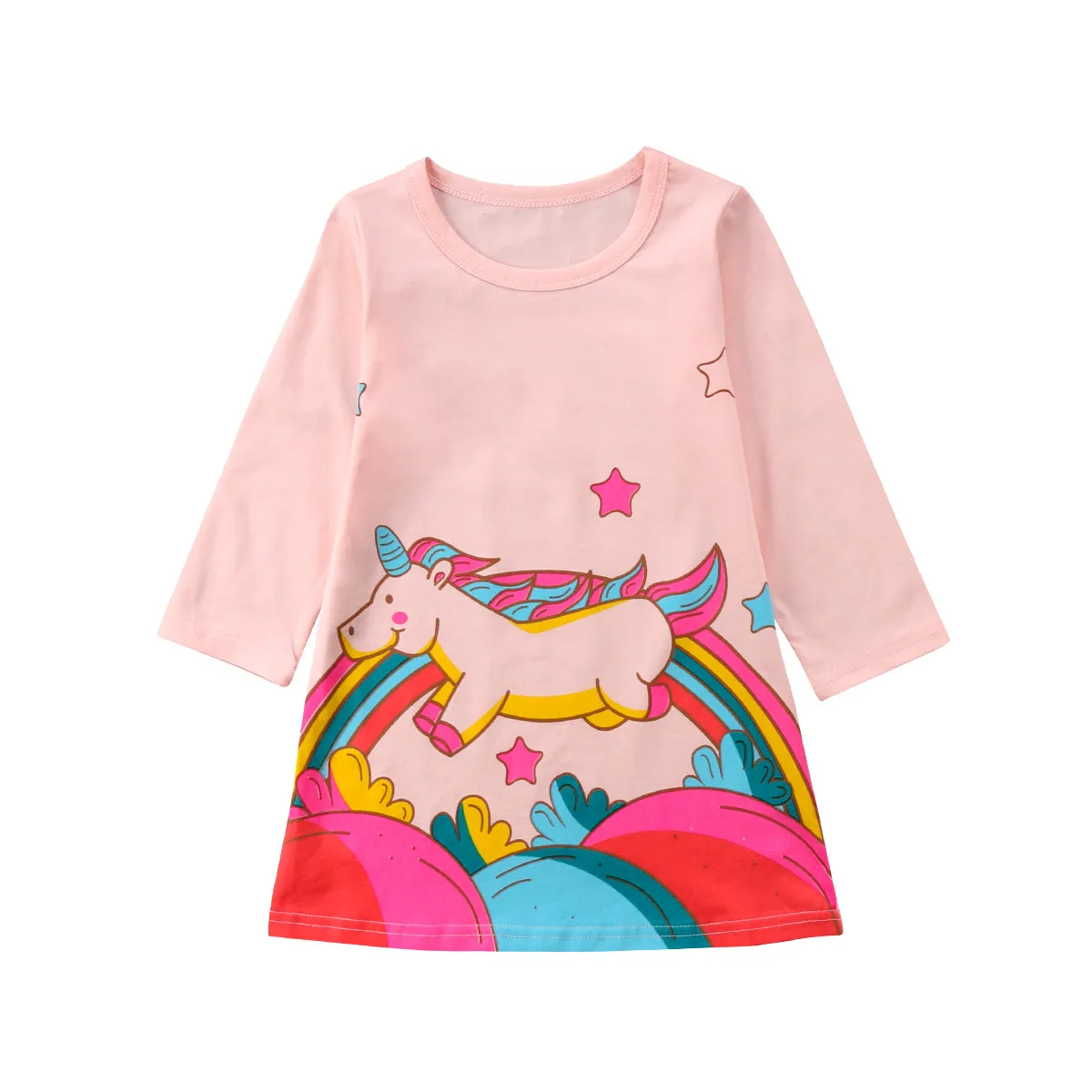 Unicorn Long Sleeve Dress