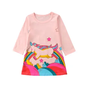 Unicorn Long Sleeve Dress