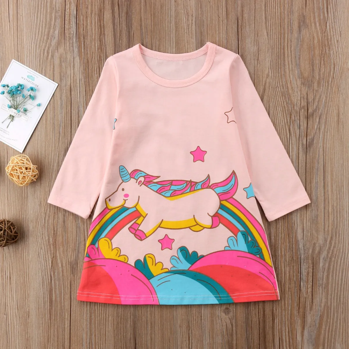 Unicorn Long Sleeve Dress